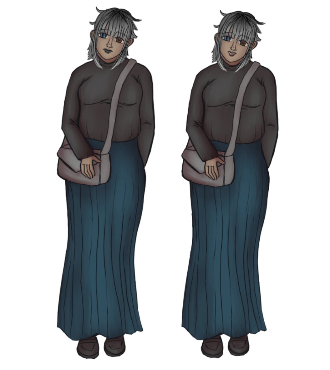 greymousey's tweet photo. some starter sprites made for my visual novel in development #indiedev https://t.co/PzQpRRPTRm