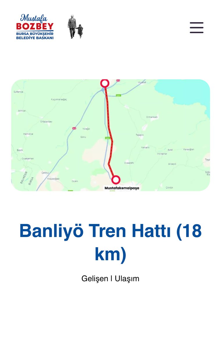 Daha MKP-Karacabey Metrosu yapacak başkanım! Bir de M1 Metro Hattı var 😂😂😂 Bozbeyim ne sallamış ama bakın!