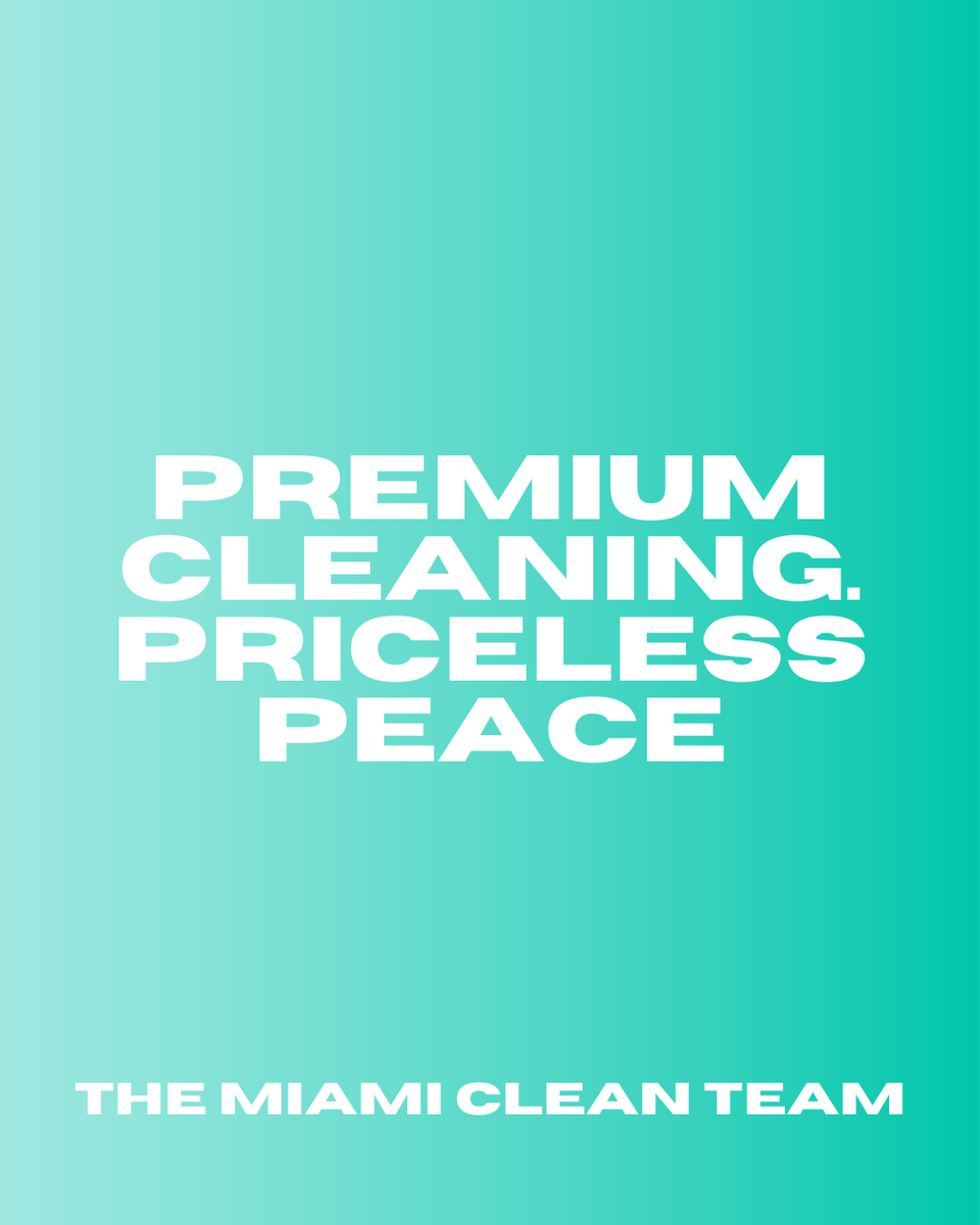 The Miami Clean Team (@MiamiCleanTeam) / Posts / X