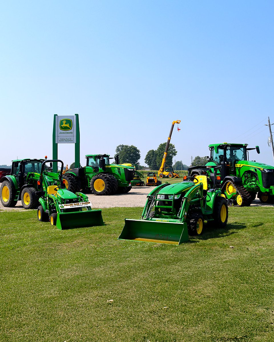 Fall is in full swing — are you geared up?🍂 Whether you’re tackling end-of-season projects in the yard or out in the field for harvest, our lineup is ready to roll. Come by our dealership and make sure you’ve got the equipment you need to get the job done right.