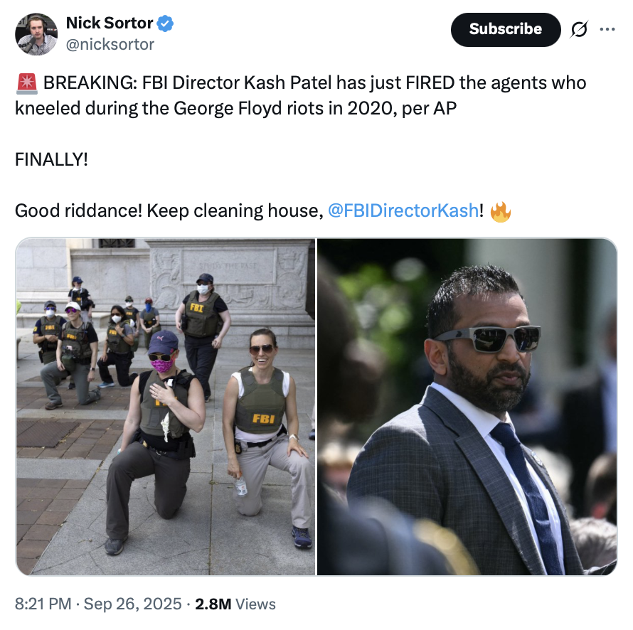 Donald J. Trump Truth Social Post 03:04 PM EST 10/06/25