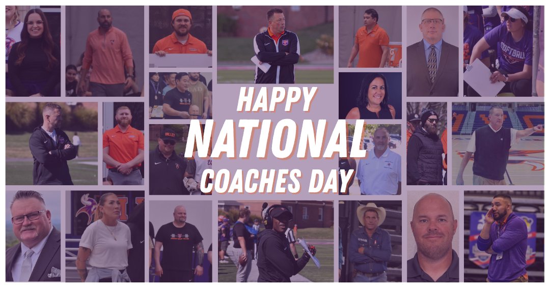 In honor of National Coaches Day, we want to give a shoutout to all the coaches at Missouri Valley College, and say THANK YOU for all the hard work, hours, dedication and mentoring you all do each and everyday! #valleywillroll