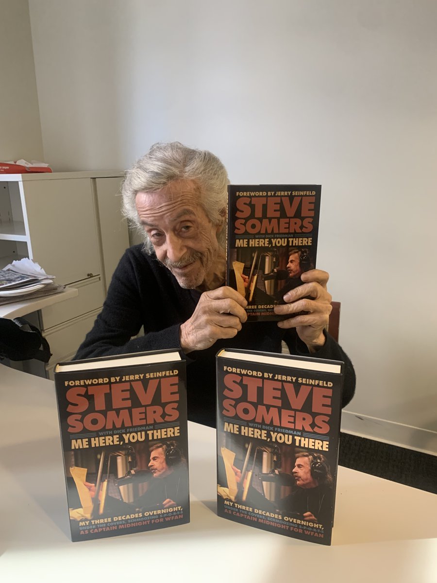 stevesomerswfan's tweet image. what is it already?!

just a reminder that my book, "Me Here, You There" comes out November 18th, 2025! 

You can pre-order the book at this link: a.co/d/496b2Nb

many thanks to @TriumphBooks and of course, the great listeners of @WFAN660!!

it is good...to be KING!!