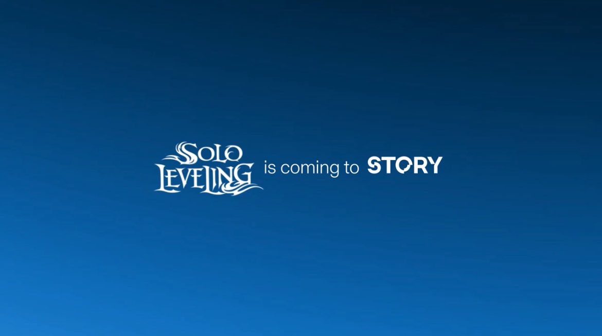 Solo Leveling is coming to STORY announcement banner