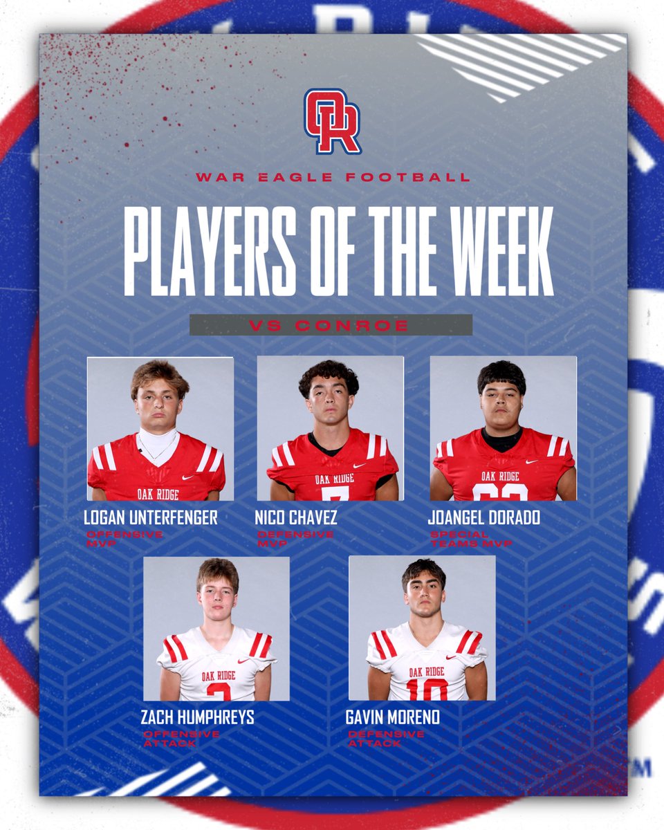 S/O to these War Eagles for leading us in a tough battle against Conroe High‼️ 

#TalonTakeover

 🦅🔴⚪️🔵🦅