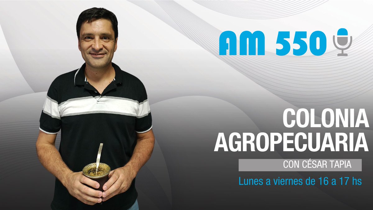 🎙️ ¡Ya estamos EN VIVO!
Escuchanos hasta 17 hs, con César Tapia (<a href="/cesartapiaok/">César Tapia</a>) en radiocolonia.com 🌾

🔹 Noticias del mundo agroindustrial 
🔹 Clima, mercados y más

📻 El campo se escucha en #ColoniaAgropecuaria
Conectate ahora 👉 #Radiocolonia