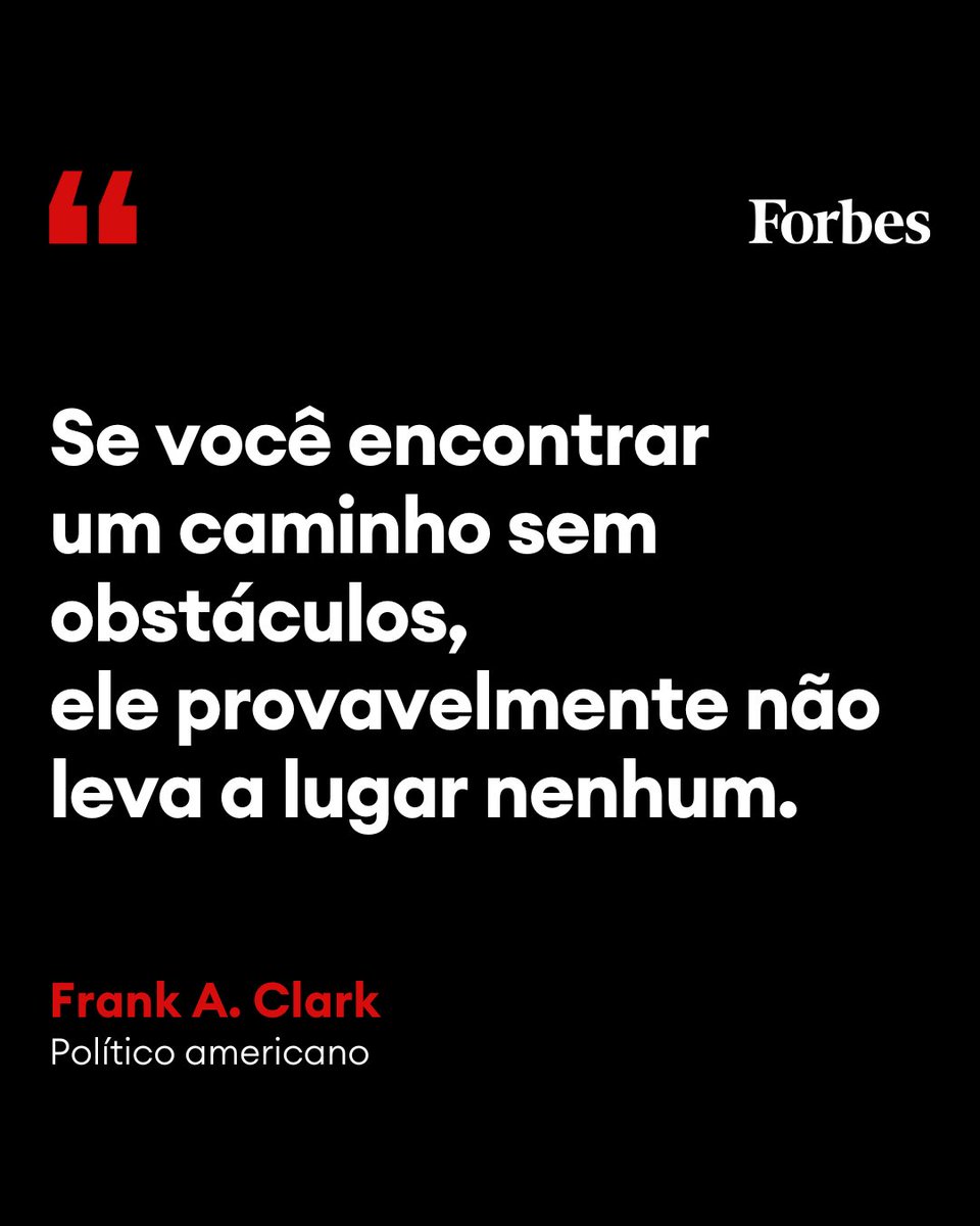 ForbesBR's tweet image. Frank A. Clark (1860–1936) foi um político e advogado americano, conhecido por seu trabalho como membro da Câmara dos Representantes dos Estados Unidos. 

#FrankAClark #Obstáculos #Sucesso #Objetivo #FraseDoDia #ForbesBr
