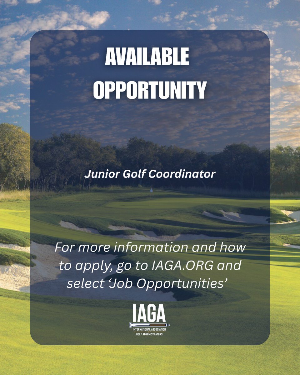 IAGA_Golf's tweet image. A great opportunity awaits at the Southern Texas PGA! For more information, head over to IAGA.org ⛳