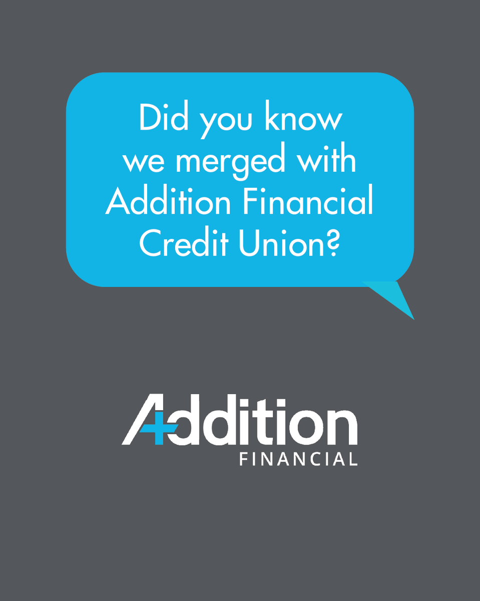 EnvisionCU's tweet image. 💡 Big news! Envision Credit Union has officially merged with @theadditionfi!

🌟 More financial products &amp;amp; tech
🌟 Stronger investment in schools &amp;amp; local orgs
🌟 Same friendly faces &amp;amp; personal service

👉 Learn more: additionfi.com/ECU