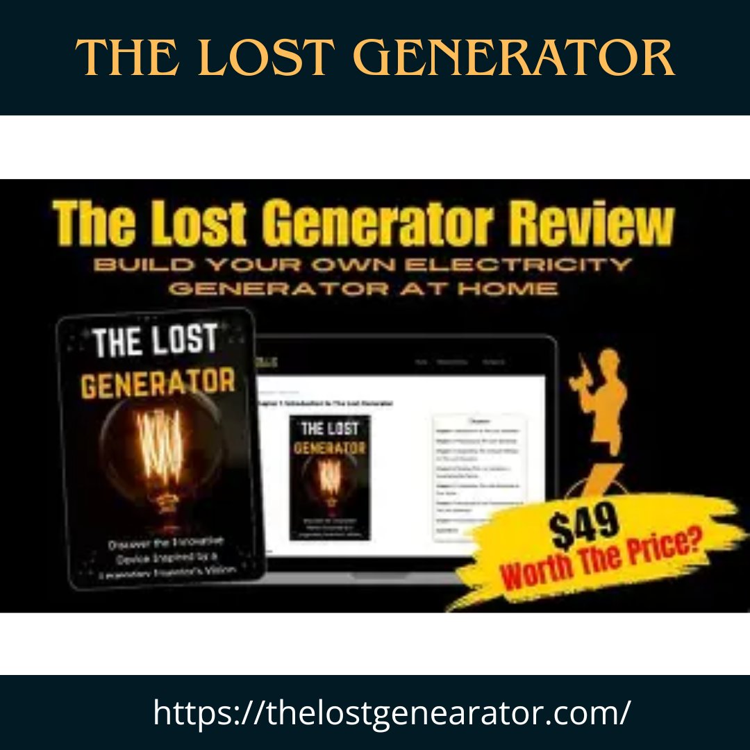 pro_review_hub's tweet image. 🌍 Power your life the smarter way! The Lost Generator makes off-grid living easy, affordable, and eco-friendly. Learn more → thelostgenearator.com 💡⚡
#CleanEnergy #DIYGenerator #OffGridLife