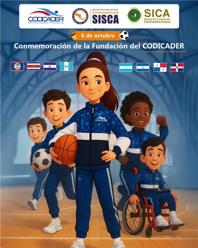 🇧🇿🇨🇷🇸🇻🇬🇹🇭🇳🇳🇮🇵🇦 🎉Nos unimos a la conmemoración de la fundación del #CODICADER, espacio que desde 1992 promueve la integración regional a través del deporte como derecho humano, la actividad física y los valores que unen a nuestras juventudes.

🤝 Como Secretaría General