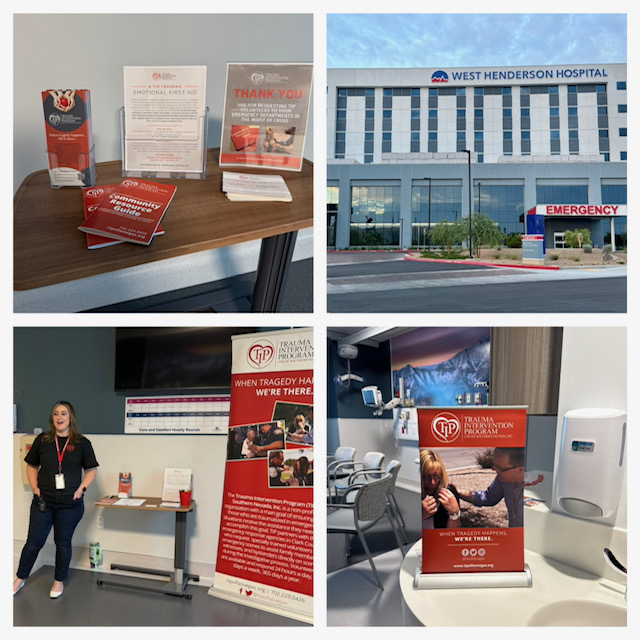 Volunteers and staff have been spreading the word about TIP at Valley Health System’s Emergency Department Skills Fair. By the end of it all, more than 500 ER nurses will have gone through this informative learning session and will be well trained on all things TIP!