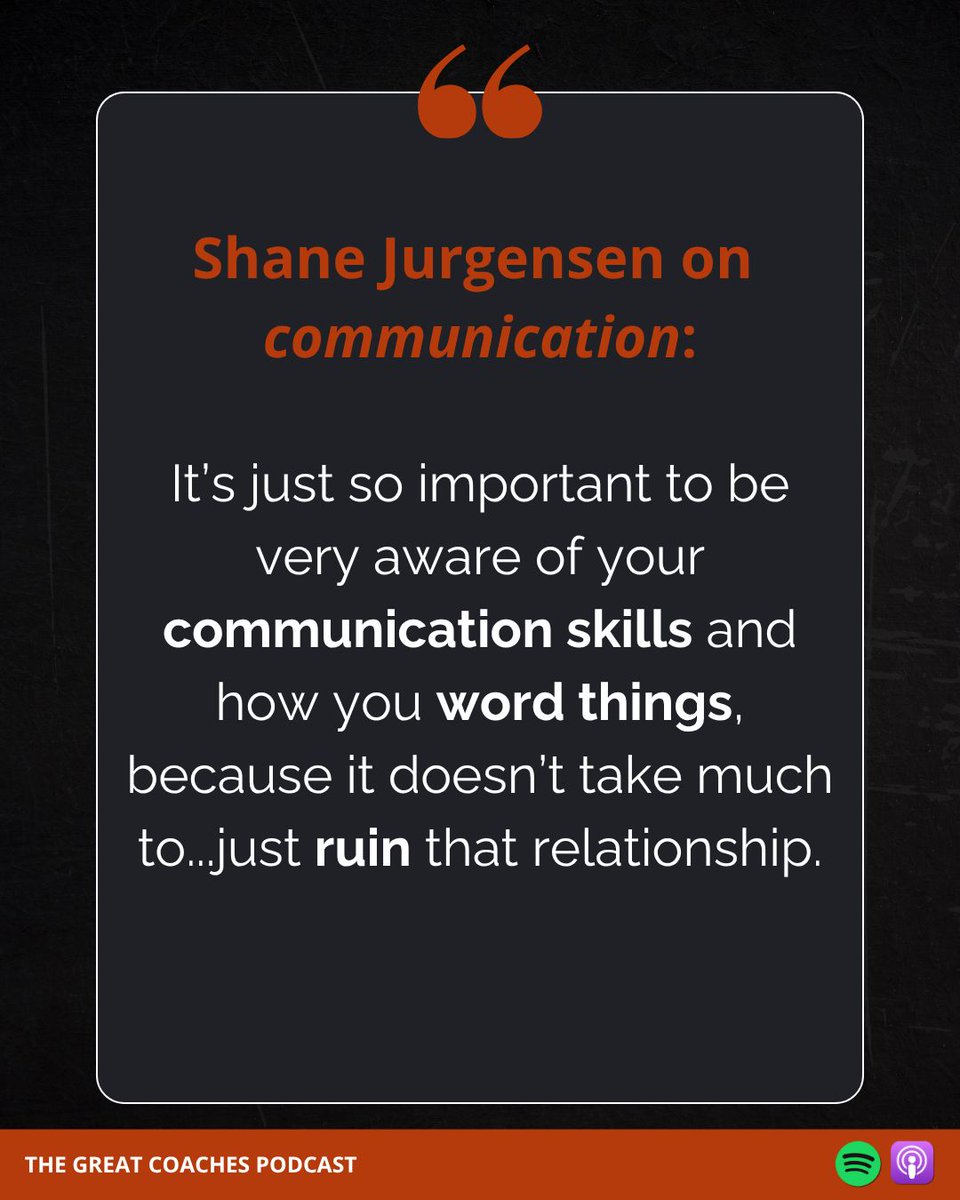 When Shane Jurgensen was a cricket player, a coach made a comment that left a lasting, hurtful impression on him. 

As a result, delivering feedback in a way that encourages the development of his players has played a significant role in the way he approaches communication in his