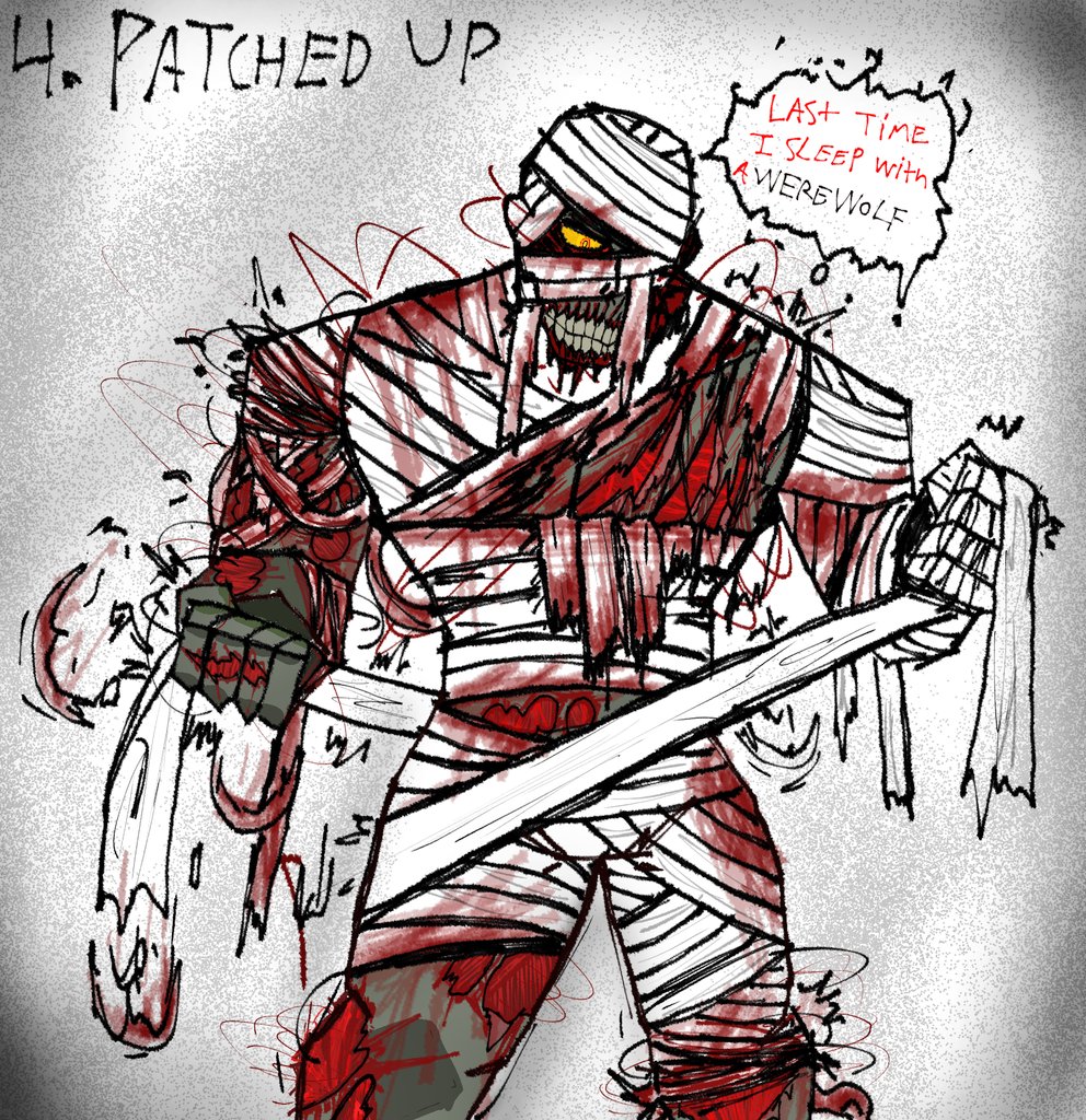 Scrap_Heap_'s tweet photo. Been lacking behind heavily lately, work has been shit but I'm catching up slowly fellas 

#Goretober2025 #digitalart #Gore #inRUSTweTRUST #Halloween2025 #Inktober #art https://t.co/Wo8UJqLXNl
