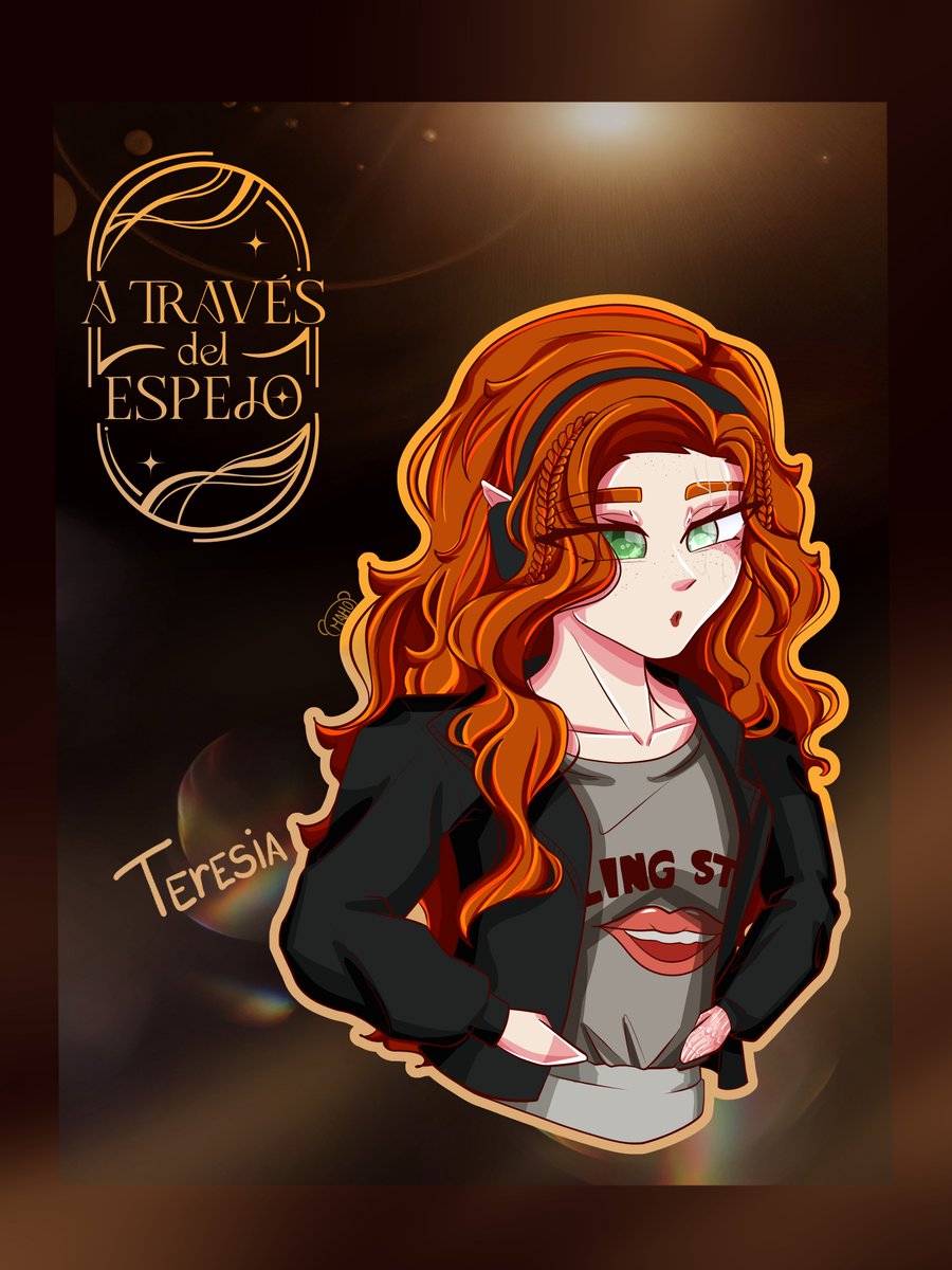 maho_pio_qwq's tweet photo. Día 3 Teresia 🎧✨#ATDEtober
Después que la terminé, me di cuenta que me quedo un ojo mas grande que el otro 🤡, pero boeno ya tocó no mas X DDD
Personaje de @__c0l0rs
#ATravesdelEspejo #ATDE https://t.co/V3mXwO52bU