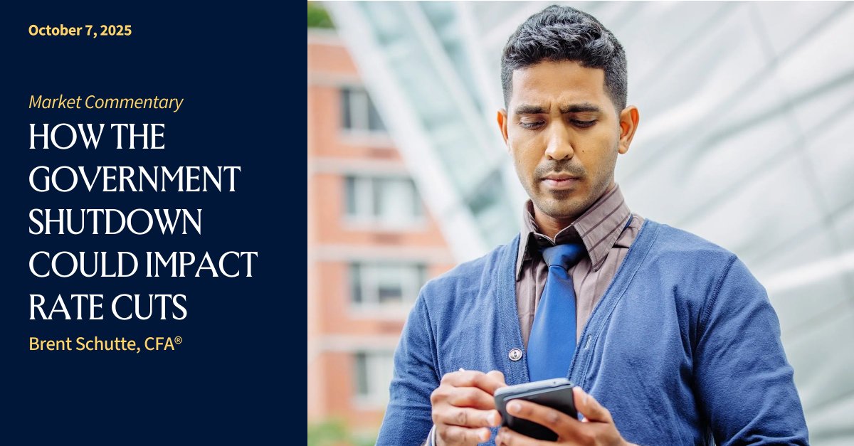 The government shutdown could result in the delay of key economic data. Northwestern Mutual Wealth Management Company CIO Brent Schutte breaks down the latest developments. spr.ly/6018AoY64