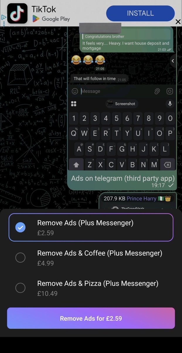 Rip <a href="/plusmsgr/">plus messenger</a> , best <a href="/telegram/">Telegram Messenger</a> 3rd party app. 

I refuse to pay