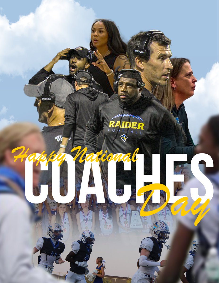 Happy National Coaches Day! 

Thank you to the best coaching staff around for the countless hours, the heart, and the leadership you pour into our Raiders every day.

#RaiderBuilt #TTIN #ValeMade