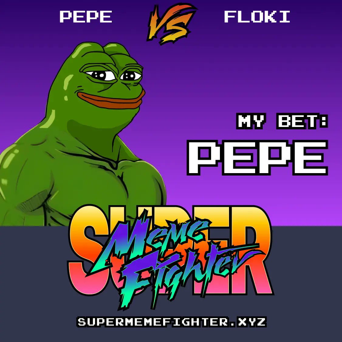 MaSe63802067's tweet photo. I am betting on $PEPE!
Join the Fight on https://t.co/se4yWqgn2B
Referral_code : 1KEWV9
#supermemefighter #web3gaming #play2earn https://t.co/kdGAcTllnv