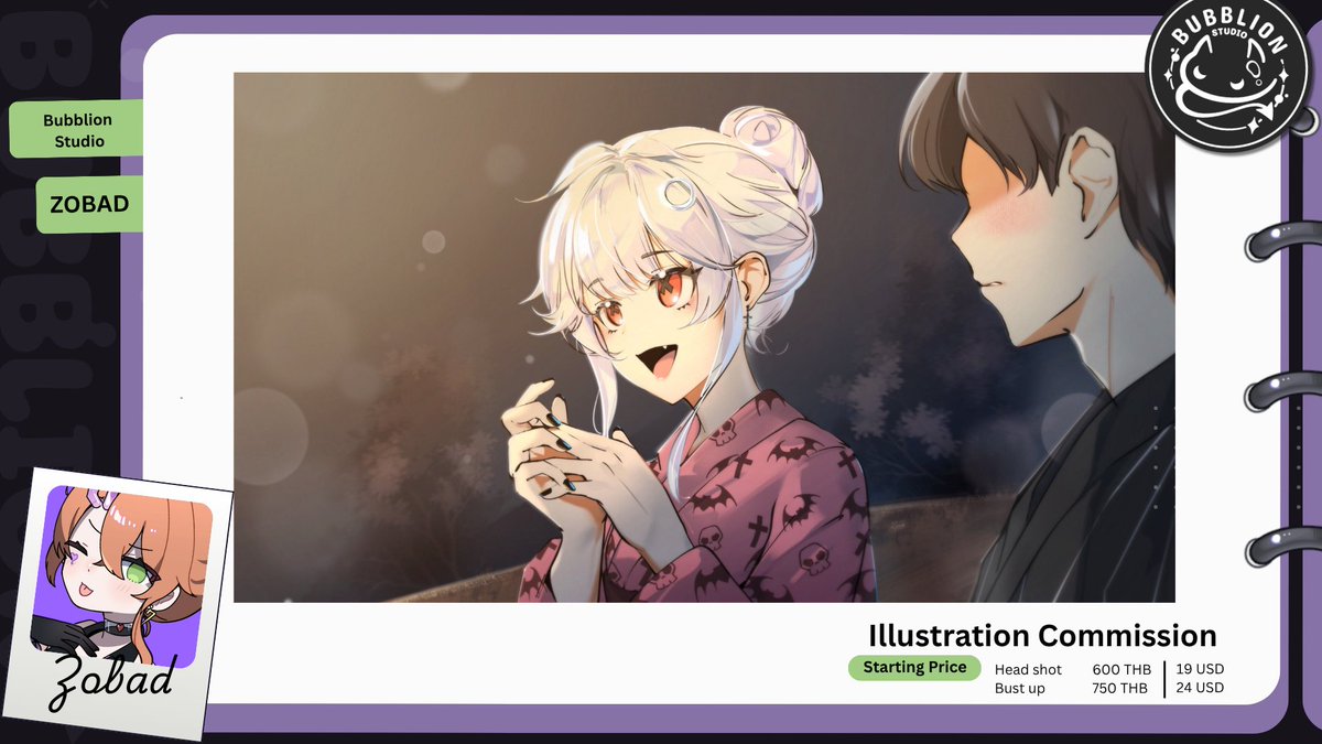 「 Showcase 」 ━ Illustration by <a href="/ZOBAD__/">ZOBAD | BubblionStudio</a> (´▽`ʃ♡ƪ)

━ commission for @/Lazyy_Yui

Carrd : bubblionstudio.carrd.co 

#Bubblionstudio #commissionsopen