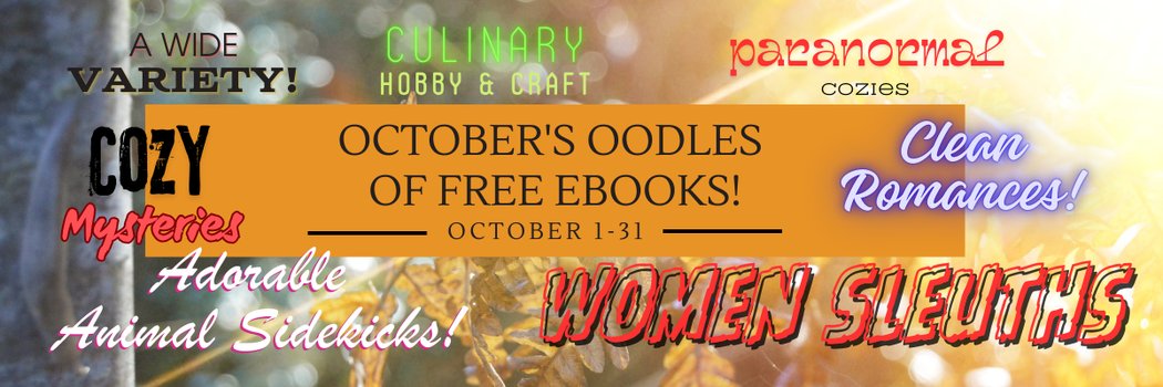 adamblumer's tweet image. #FREE #Christian  #mysteries, #cozies, and #clean #romance in October. Check it out! books.bookfunnel.com/sleuthsandswee… via @BookFunnel