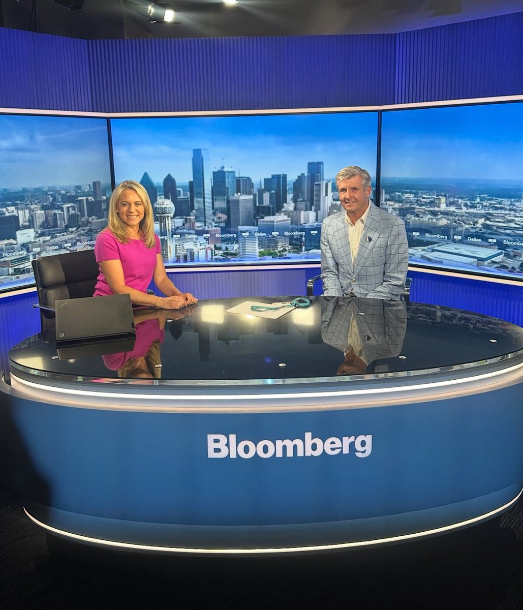 Great to have <a href="/dallasmavs/">Dallas Mavericks</a> CEO Rick Welts on BTV today.
We will have more in the Texas Edition Newsletter. Make sure to sign up.