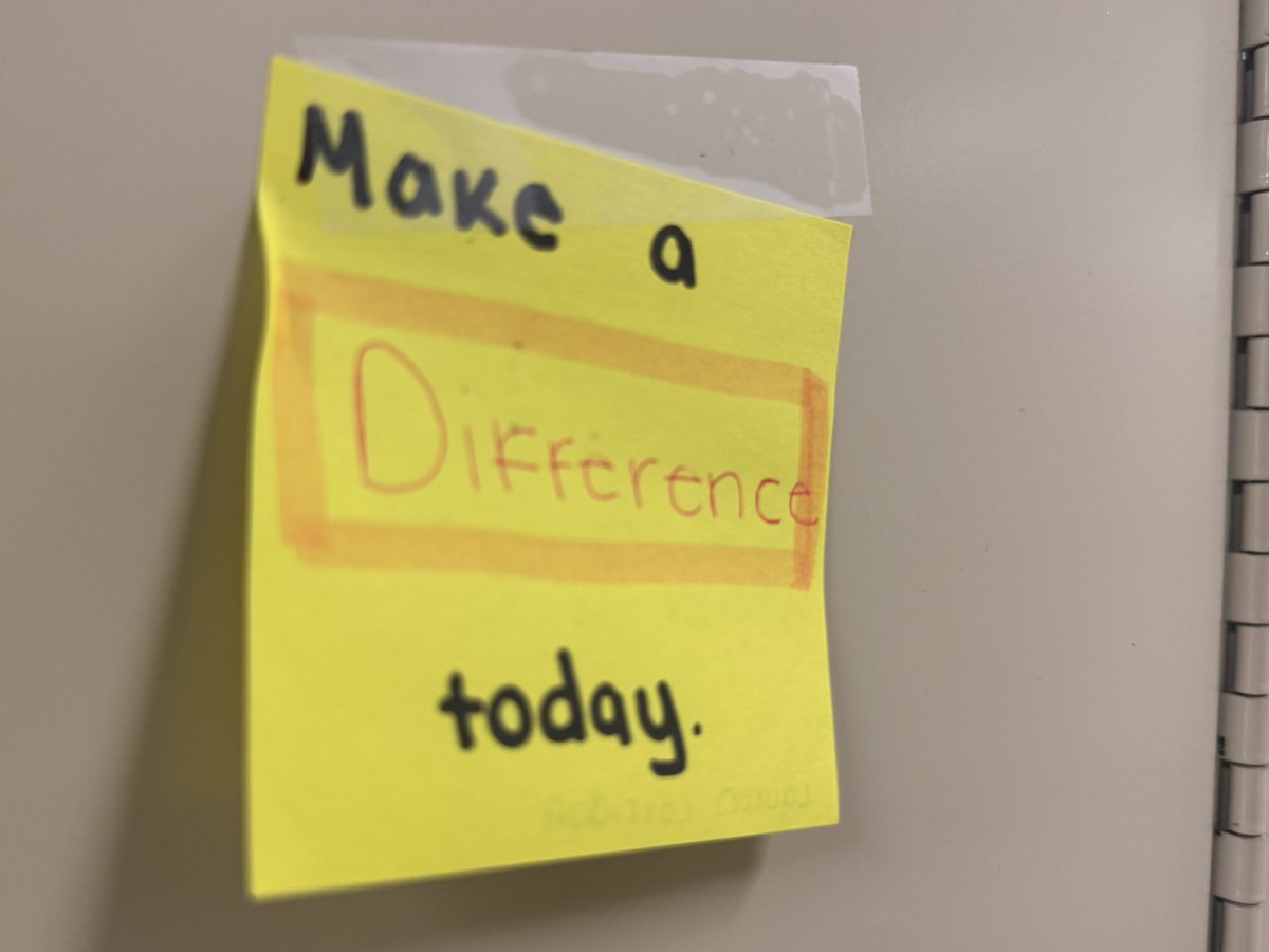 Sometimes we need a little reminder. Shout out to the amazing typography skills of our Peer Leaders! #weekofrespect <a href="/RFH_Regional/">Rumson-Fair Haven</a>