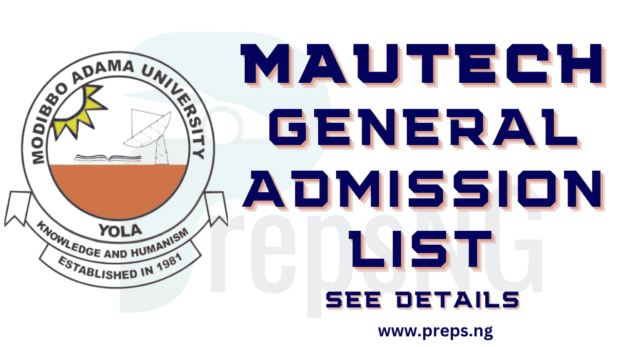 Preps_ng's tweet photo. MAUTECH Admission List 2025/2026 is Out - See Step-by-Step on How to Check - https://t.co/poXvQzGfg2 https://t.co/HFKNvyeNak