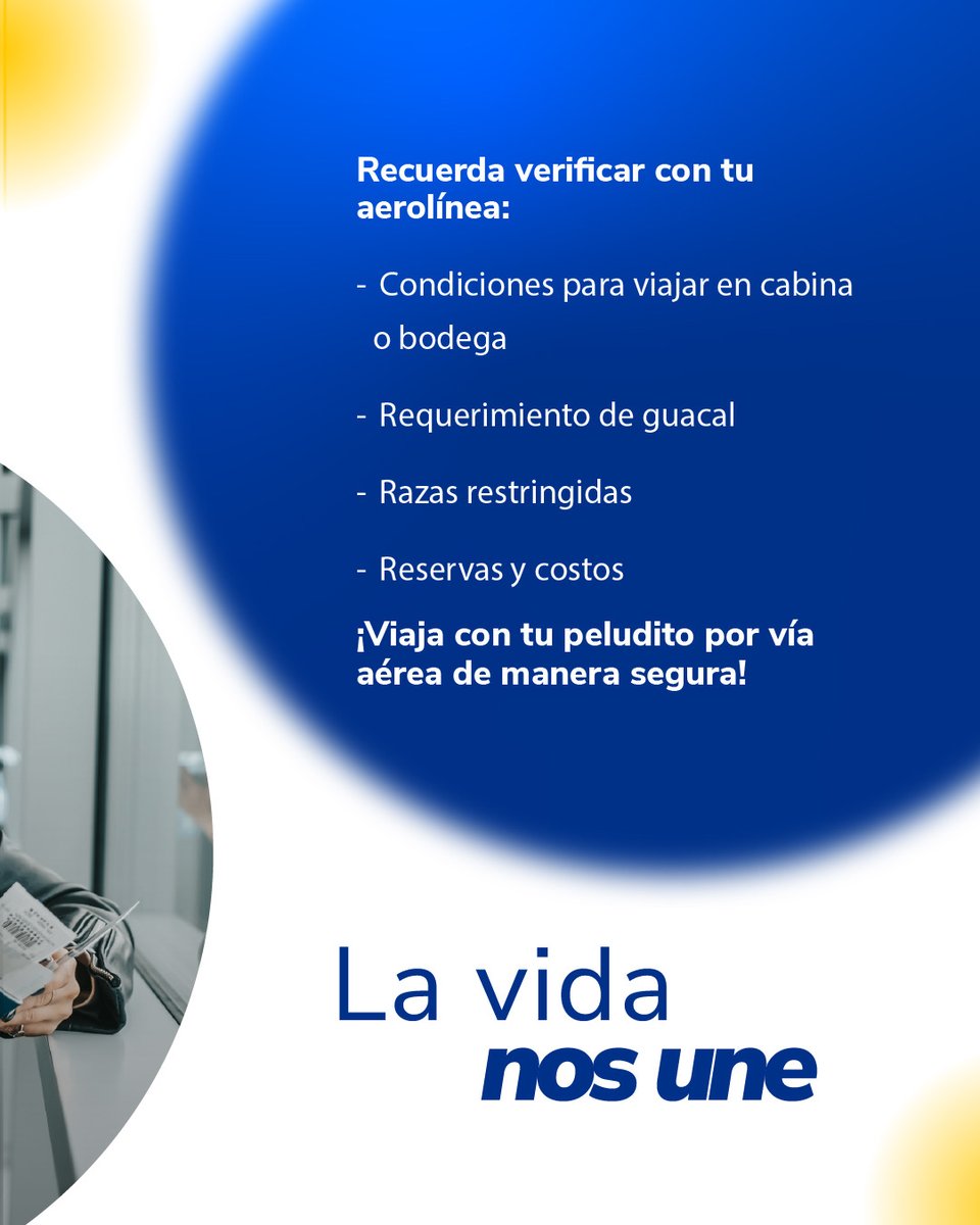 AerocivilCol's tweet image. Si viajas con tu animal de compañía 🐶🐱, te contamos cuales son los documentos que necesitas para viajar con tu mascota en esta #SemanaDeReceso.

Toma nota. 📝