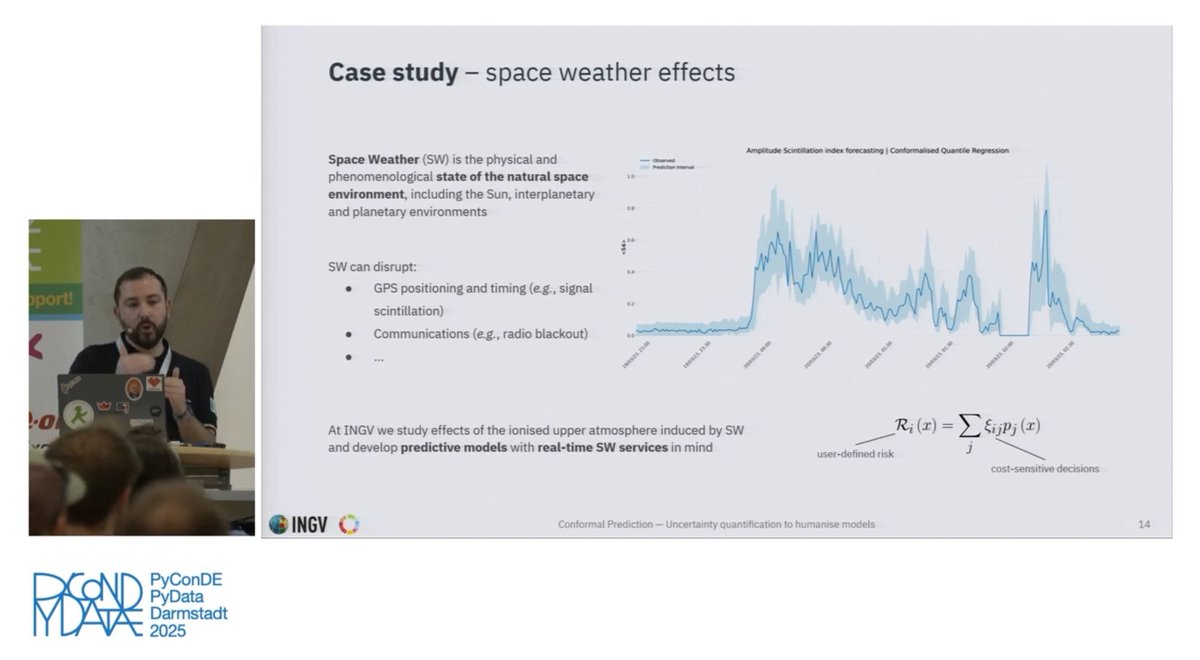predict_addict's tweet image. A nice conformal prediciton talk at PyCon Germany 🇩🇪 and a cool application of CatBoost and conformal prediction to space weather.
#conformalprediction