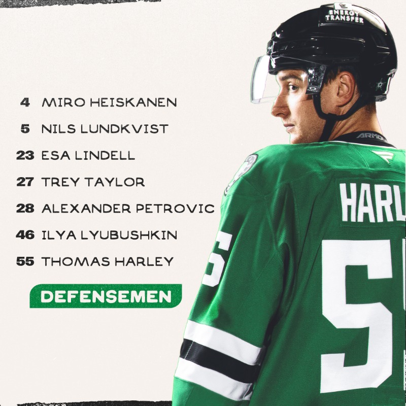 DallasStars's tweet photo. Our Opening Night Stars are here 🤩

#TexasHockey
