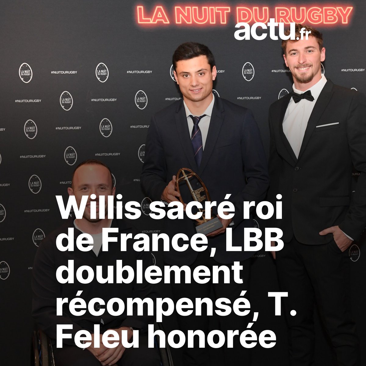 acturugby's tweet photo. 🏉🏆 Le palmarès complet de la Nuit du Rugby ▶️ https://t.co/zvXnM9FaUq
#rugby #NuitduRugby #JackWillis #BielleBiarrey https://t.co/pqjepa1SEw