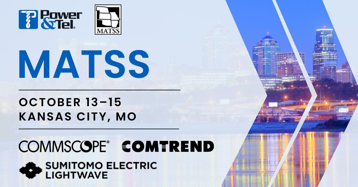 ptsupply's tweet image. We hope to see you in Kansas City for MATSS next week! 👋 Come say hi to us, @CommScope, @Comtrend, and @SEL_FiberOptics.

Info and Registration: ptsupply.com/eventDetailsUn…

#MATSS - Mid-America Telecom Showcase &amp;amp; Seminar