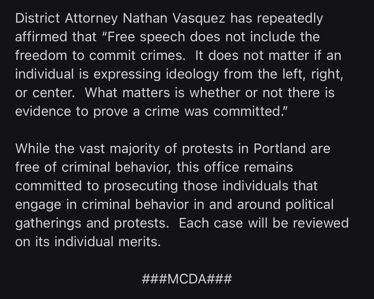 KatieDaviscourt's tweet image. Breaking: The Multnomah County District Attorney&apos;s Office in Portland has declined prosecution of @nicksortor:

&quot;After a careful review of the investigation, including reports and video, we do not believe the crime of Disorderly Conduct can be proven against Mr. Sortor beyond a…