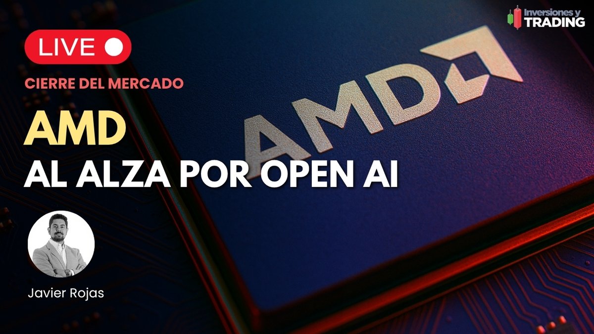 AMD se dispara tras acuerdo con OpenAI

Únete al Cierre Americano en nuestro canal de YouTube Junto a <a href="/JRojasFX/">Javier Rojas G.</a>  a partir de las 15:30 NY. Comienza en los próximos minutos! 

Entérate cómo terminó la jornada de #Trading.

Aquí 👉 youtube.com/live/coIBwE3nQ…