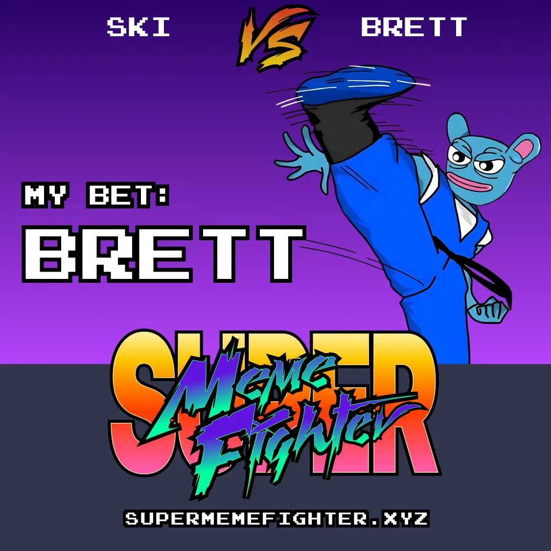 MaSe63802067's tweet photo. I am betting on $BRETT!
Join the Fight on https://t.co/se4yWqgn2B
Referral_code : 1KEWV9
#supermemefighter #web3gaming #play2earn https://t.co/pRZROrEza4