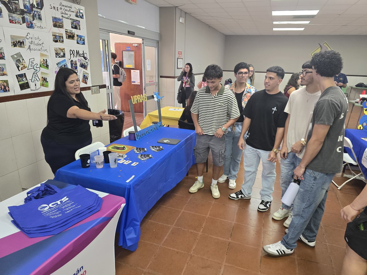 [Novedades] l La Oficina de Colocaciones de la UPR en Aguadilla llevó a cabo la Feria de Servicios y Oportunidades para tu Éxito, con el propósito de brindar apoyo emocional y profesional a la comunidad universitaria.✨💪
#UPRAg #OficinaDeColocaciones #FeriaDeServicios