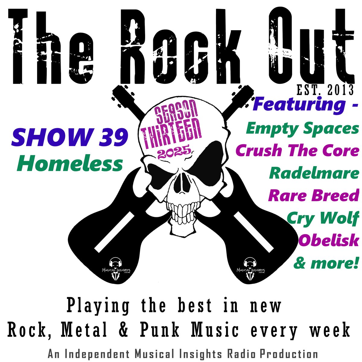 The Rock Out (@therockoutradio) on Twitter photo This week's show S13 E39 - 'Homeless', will be broadcast on <a href="/RadioKSCR/">Radio KSCR</a> tonight at 7pm Pacific time - 3am BST Wed
📻bit.ly/Radio-KSCR📻
Filled with #NewMusic due for release on Friday 10th October
<a href="/musicalinsights/">Musical Insights</a> <a href="/radio_mark/">🎙️ Mark Cridland</a>
#Rock #Metal #AltRock #AltMetal #Metalcore This week's show S13 E39 - 'Homeless', will be broadcast on <a href="/RadioKSCR/">Radio KSCR</a> tonight at 7pm Pacific time - 3am BST Wed
📻bit.ly/Radio-KSCR📻
Filled with #NewMusic due for release on Friday 10th October
<a href="/musicalinsights/">Musical Insights</a> <a href="/radio_mark/">🎙️ Mark Cridland</a>
#Rock #Metal #AltRock #AltMetal #Metalcore