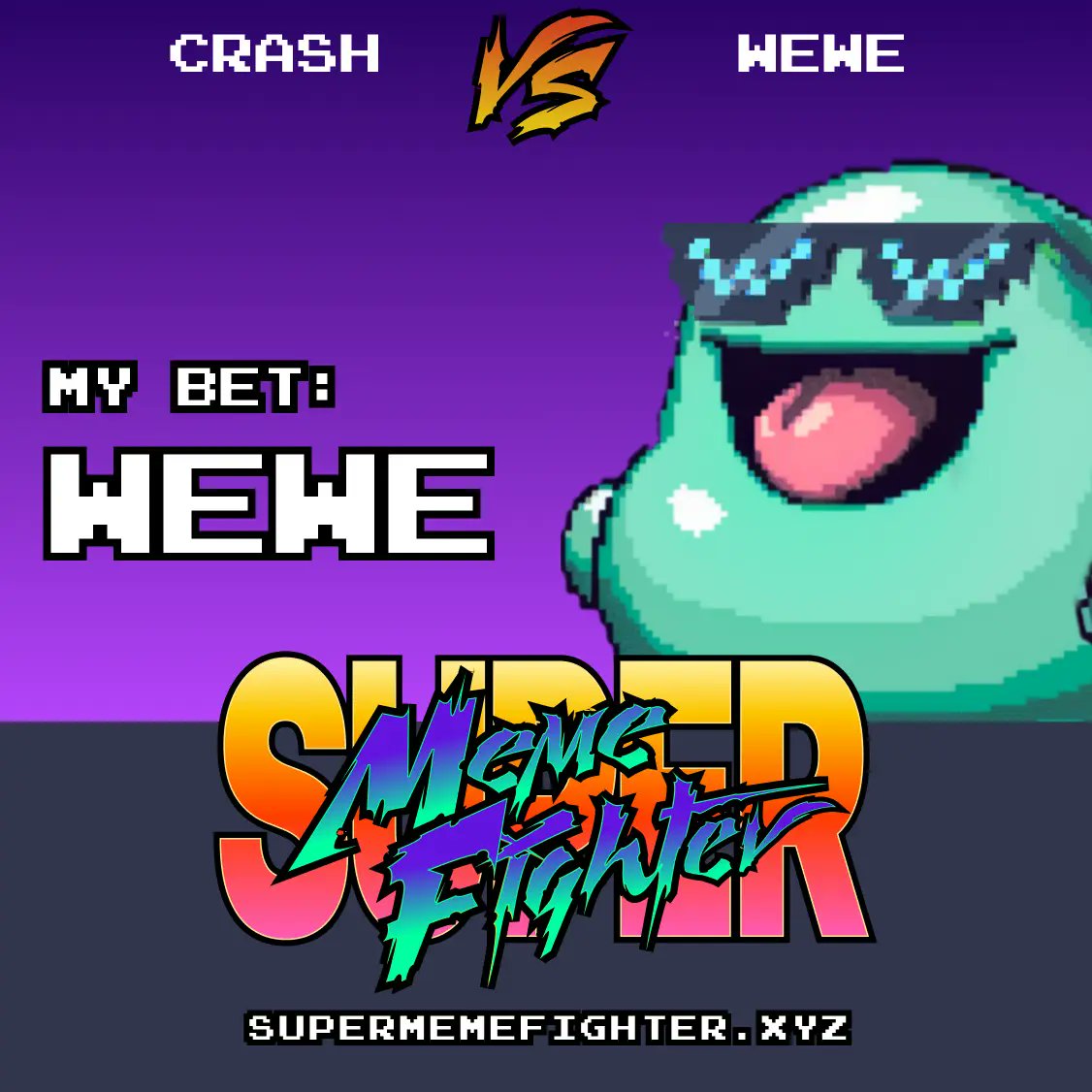 MaSe63802067's tweet photo. I am betting on $WEWE!
Join the Fight on https://t.co/se4yWqgn2B
Referral_code : 1KEWV9
#supermemefighter #web3gaming #play2earn https://t.co/5vOxxd2YCD