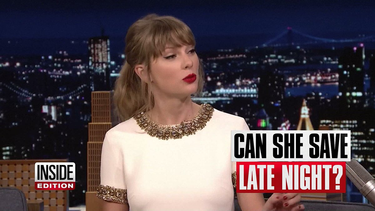 Taylor Swift mania! Can she save late-night TV? The life of a showgirl media blitz. #InsideEdition tonight at seven on 21 WFMJ.