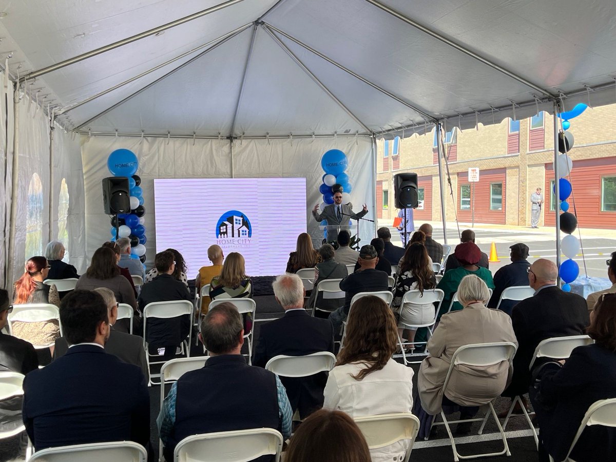 MassDev's tweet image. Colleagues Nate Robinson &amp;amp; Frank Canning joined a ribbon cutting in #SpringfieldMA last week for 29 new units of affordable #supportivehousing serving people experiencing homelessness, a Home City Development project we supported via a tax-exempt bond w/ Easthampton Savings Bank.