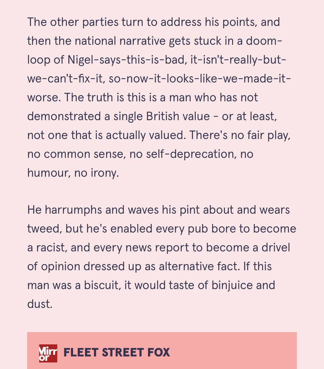 Holy Moly!

As is often the case, Fleet Street Fox puts things in a way us mere mortals can only marvel at. 

Outstanding. Read it. 👇