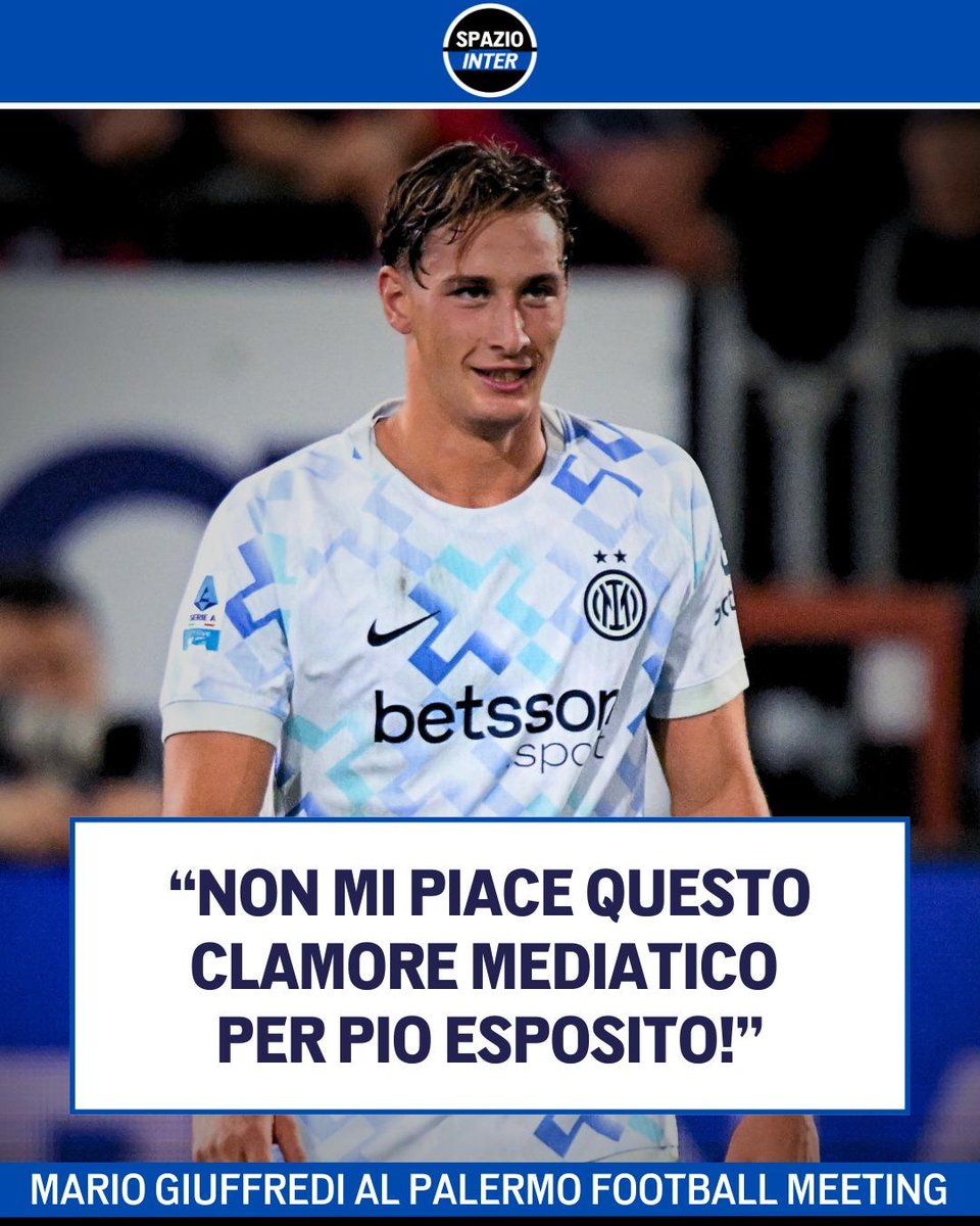 SpazioInter's tweet image. Mario Giuffredi, agente anche di Pio Esposito, non usa mezzi termini: &quot;Io non parlo volentieri di Pio, non mi piace questo clamore mediatico&quot; 😱

Piedi per terra e serenità: questo è il segreto per continuare a fare passi avanti 💪

#Inter #PioEsposito #SpazioInter