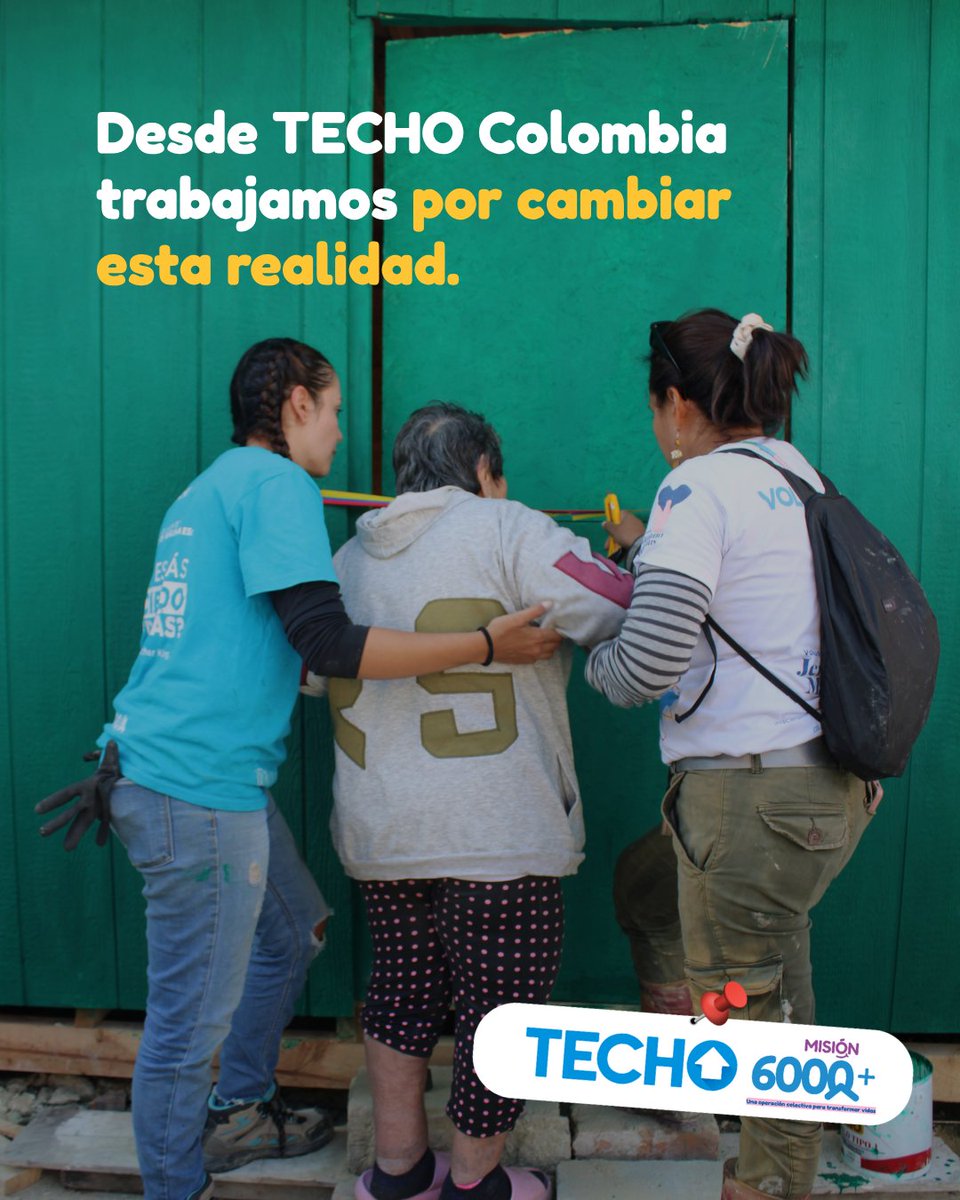 TECHO_col's tweet photo. Con la #Misión6000+, avanzamos hacia la construcción de más viviendas dignas en todo el país.
Cada vivienda representa esperanza, estabilidad y futuro. 💙

Súmate a esta misión y ayúdanos a que nadie tenga que elegir entre soñar y tener un techo.
🔗 https://t.co/awWADEAXpA https://t.co/dify7qTQfY