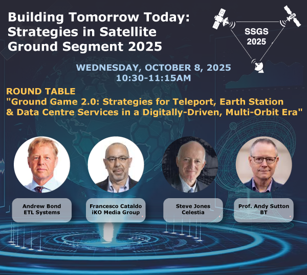 worldteleport's tweet photo. 📡 Join us on October 8 for a WTA Round Table at SSGS!
Speakers Include:
🔹 Andrew Bond
🔹 Francesco Cataldo
🔹 Steve Jones
🔹Andy Sutton MBE
🔗 Register Now: https://t.co/rvUHfumfFE
#WTA #WorldTeleportAssociation #SSGS #GroundServiceProviders https://t.co/GjJpWEnDLc
