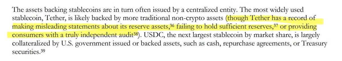 SMQKEDQG's tweet image. ‼️ TETHER HAS BEEN CRITICIZED FOR MISLEADING RESERVE CLAIMS, FAILING TO HOLD SUFFICIENT FUNDS, AND PROVIDING NO INDEPENDENT AUDIT‼️

This is documented.📝👇