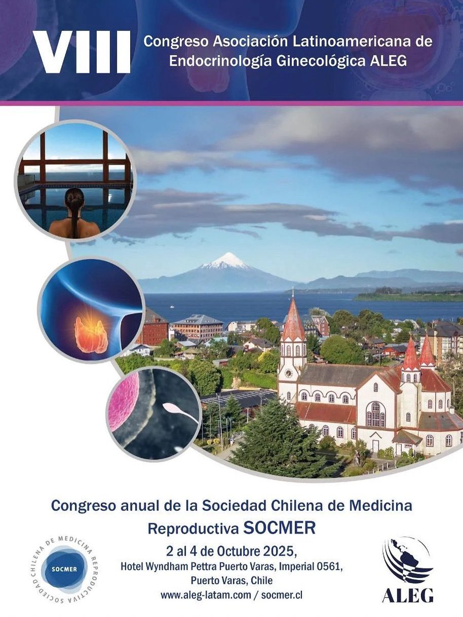 El VIII Congreso de la Asociación Latinoamericana de Endocrinología Ginecológica (ALEG), organizado junto a la Sociedad Chilena de Medicina Reproductiva (SOCMER), se realizó entre el 02 al 04 de octubre Hotel Wyndham Pettra.

¡Te esperamos !   visitpuertovaras.cl