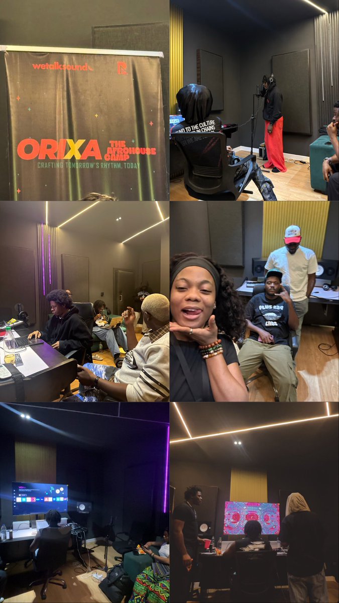 Crazy weekend.

Hosted a 3-day music camp - ORIXA, where we created what I believe Nigerian Afrohouse should sound like.

Big S/O to everyone that came out to create or support in any way 🧡