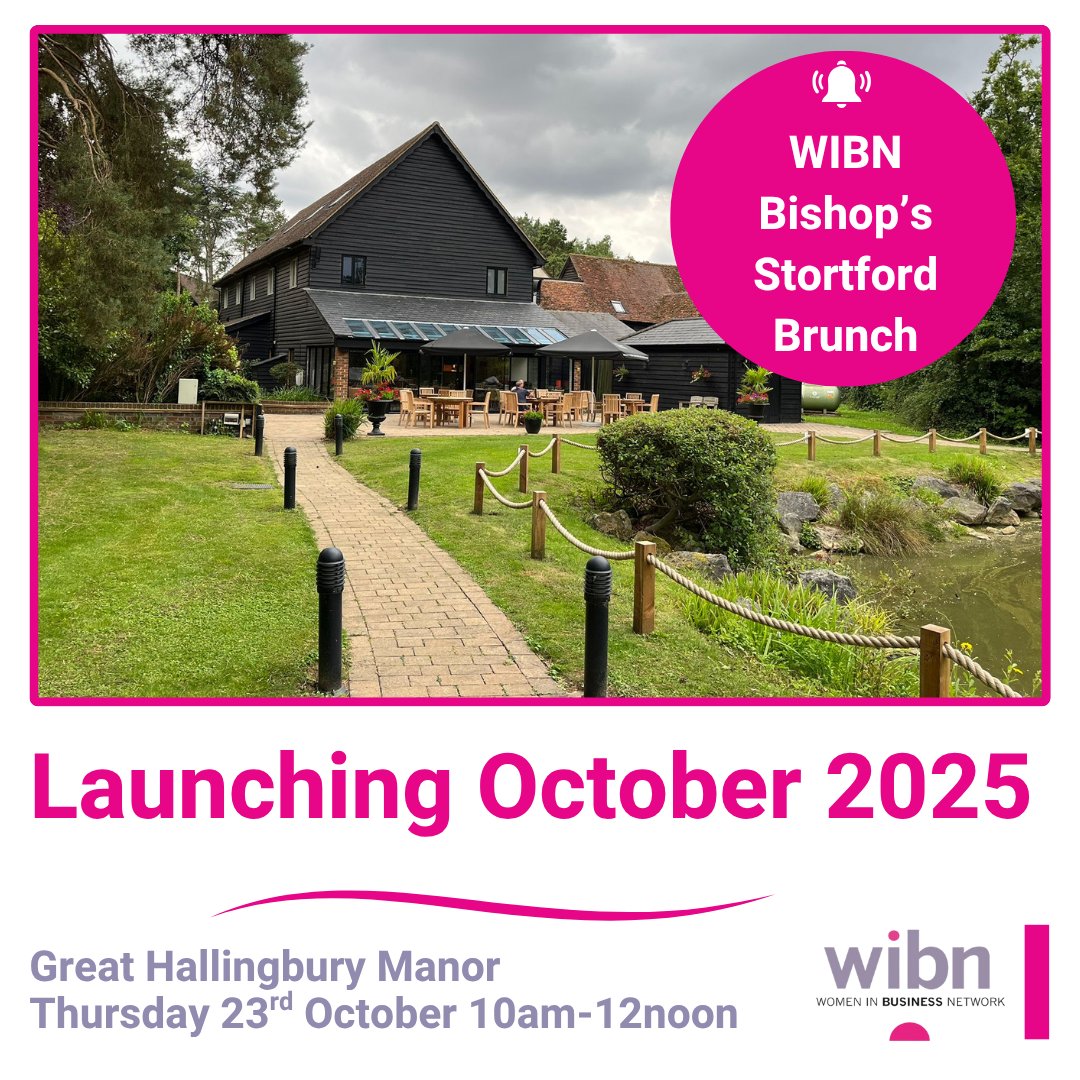 WIBN_Beds_Herts's tweet image. 🌟 New Bishop’s Stortford Brunch Group 🌟

Launching Thurs 23 Oct | 10am–12noon
📍 Great Hallingbury Manor, CM22 7TJ

A welcoming space for women in business to connect, collaborate &amp;amp; thrive. We can’t wait to meet you &amp;amp; hear what you do!

#networkingforwomen #newconnections