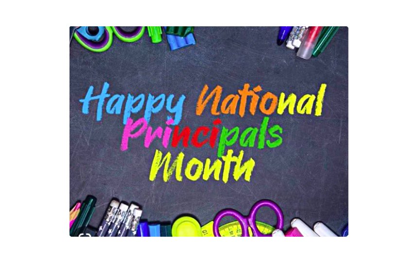 Shelia Windom (@stooffice_ocps) on Twitter photo Happy National Principal Month to the hardest working people on the planet.  We truly appreciate you in STO and s around OCPS Happy National Principal Month to the hardest working people on the planet.  We truly appreciate you in STO and s around OCPS